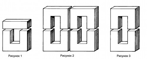 Example of constructing powerful transformers based on combination of U-, I-configured ferrite cores.